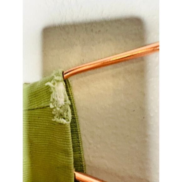 BIBHU MOHAPATRA Green Flowy Empire Maxi Shift Style Sleeveless Dress Size 2 - Picture 10 of 16